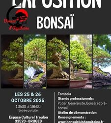 Exposition Régionale Bruges (33) les 25 et 26 octobre