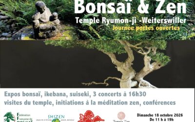 Exposition Bonsaï, ikebana, Suiseki & Initiation à la méditation Zen, Weiterswiller, (67), 18 Oct 2026